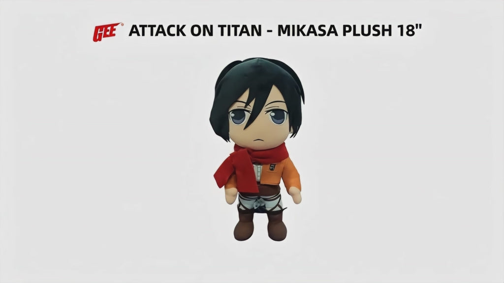 Attack On Titan - Mikasa Ackerman Plush 18"H