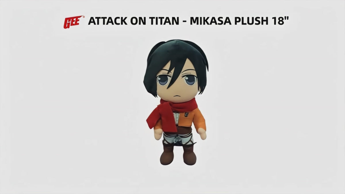 Attack On Titan - Mikasa Ackerman Plush 18"H