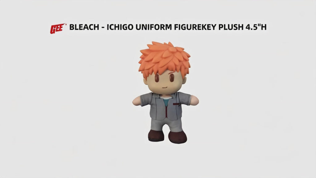 Bleach - Ichigo Kurosaki (School Uniform) Figurekey Plush 4.5" H