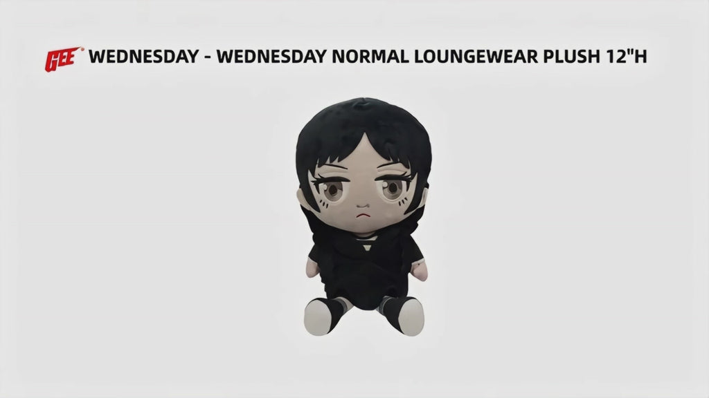 Wednesday - Wednesday (Loungewear) Sitting Pose Plush 12" H