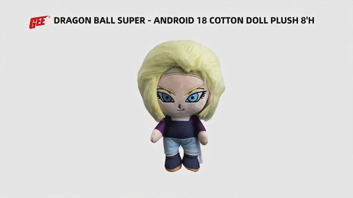 Dragon Ball Super - Android 18 (Soft Hair) Plush 8"