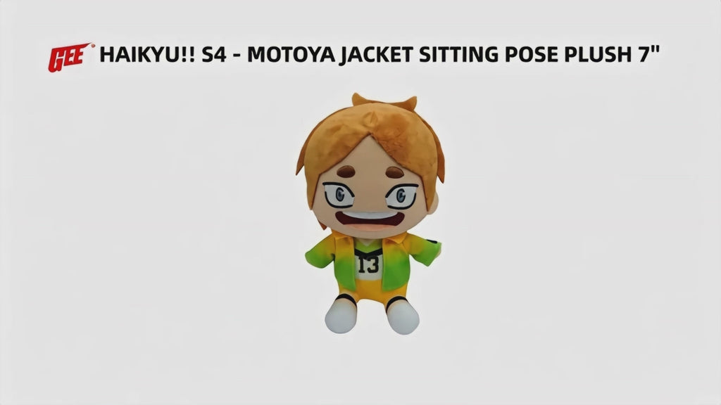 Haikyu S4 - Motoya Komori Jacket Sitting Pose Plush 7"H