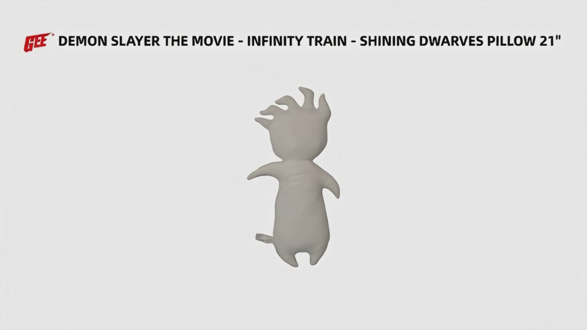 Demon Slayer The Movie: Infinity Train - Shining Dwarves Pillow 21"W