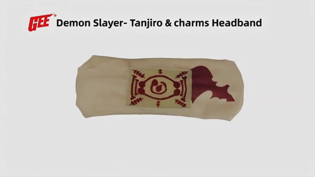 Demon Slayer - Yushiro's Blood Demon Art Talisman on Tanjiro Headband