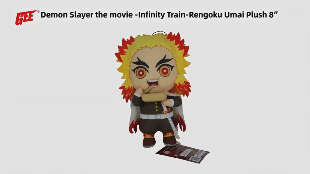 Demon Slayer The Movie - Infinity Train - Kyojuro Rengoku Umai Plush 8"H