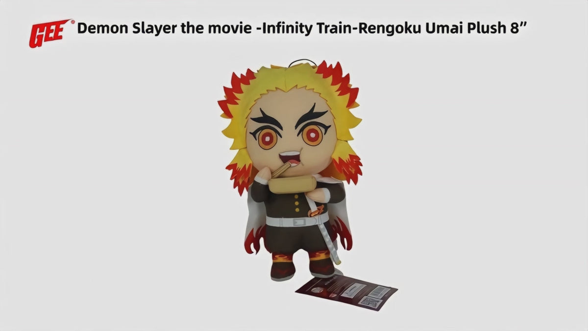 Demon Slayer The Movie - Infinity Train - Kyojuro Rengoku Umai Plush 8"H