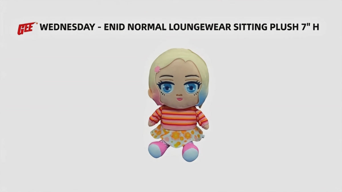 Wednesday - Enid Sinclair (Loungewear) Sitting Pose Plush 7" H