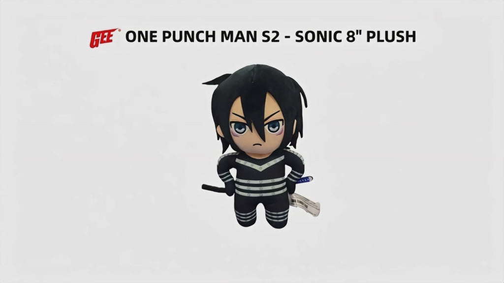 One Punch Man S2 - Speed o' Sound Sonic Plush 8"H