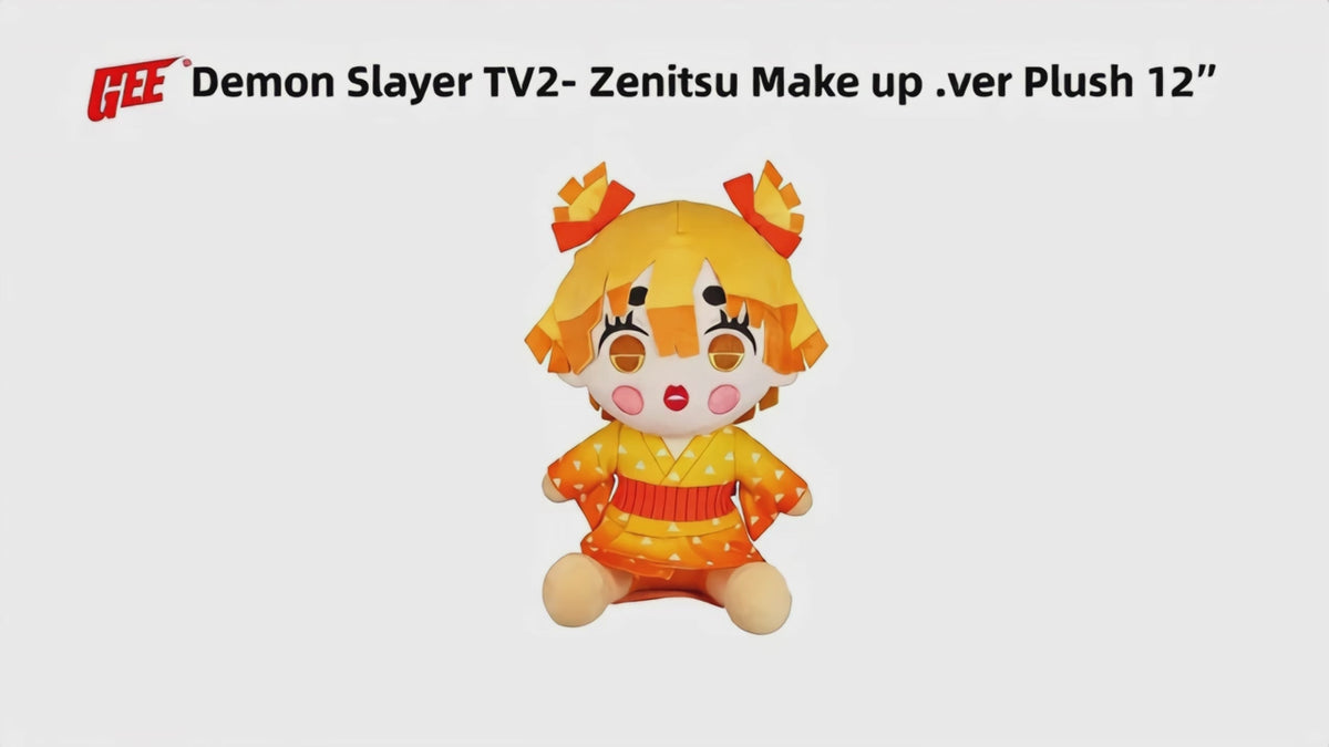 DEMON SLAYER TV2 - ZENITSU MAKE UP VER PLUSH 12" H