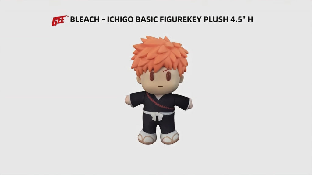 Bleach - Ichigo Kurosaki (Shikai) Figurekey Plush 4.5" H