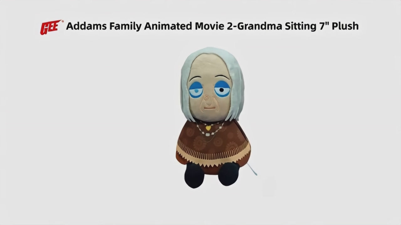Addams Family Animated Movie 2 - Grandmama Sitting Plush 7"H