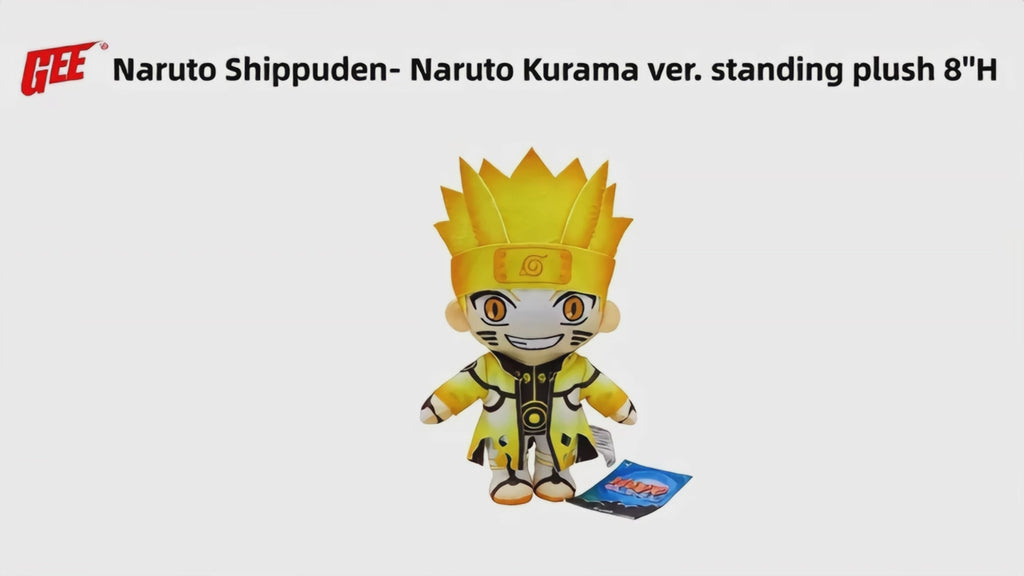 Naruto SHippuden - Naruto Uzumaki (Kurama Link Mode) KLM Plush 8"
