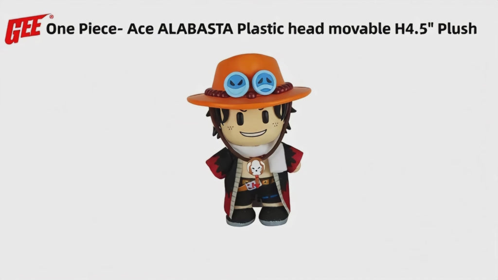 One Piece - Portgas D. Ace (Alabasta) FigureKey Plush 4.5" H
