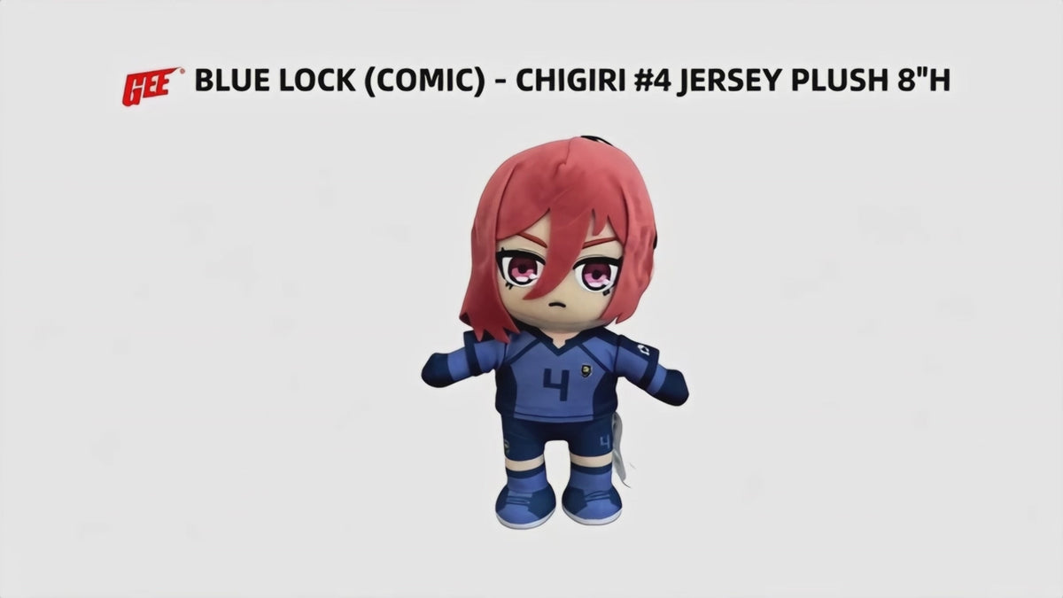Blue Lock (Manga) - Hyoma Chigiri #4 Jersey Plush 8"