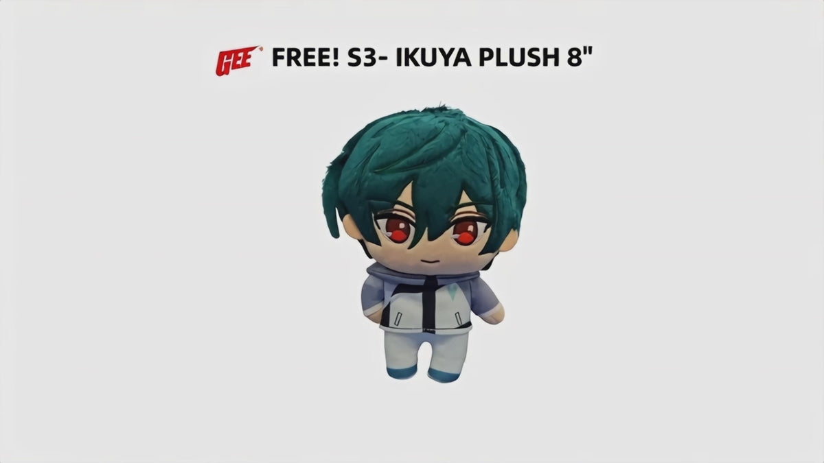 Free S1 & S3 - Ikuya Kirishima Plush 8"H