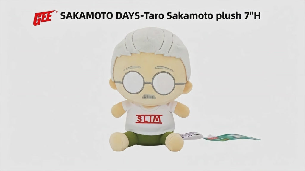 Sakamoto Days - Taro Sakamoto (Slim Shirt) Sitting Pose Plush 7" H