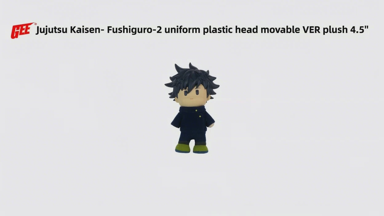 Jujutsu Kaisen - Megumi Fushiguro (Stoic) FigureKey Plush 4.5" H