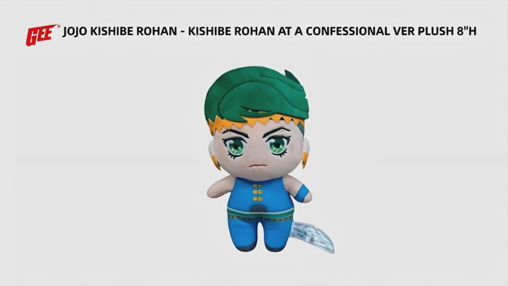 Jojo's Bizarre Advanture - Kishibe Rohan (At A Confessional) Plush 8" H