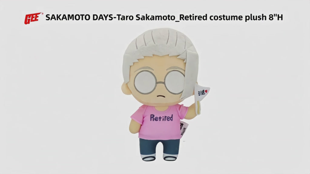 SAKAMOTO DAYS - TARO SAKAMOTO RETIRED COSTUME PLUSH 8''