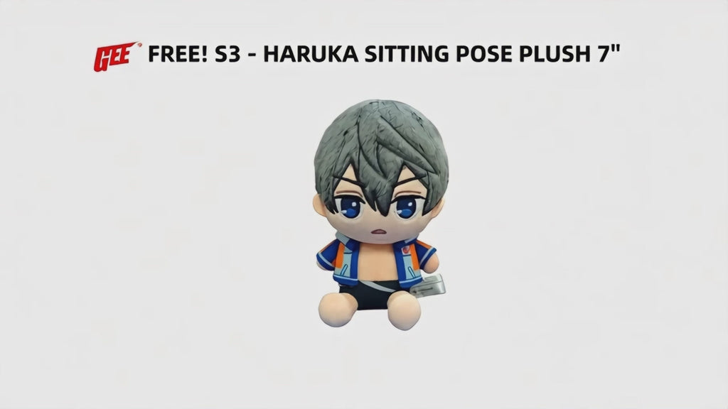 Free! S3 - Haruka Nanase Sitting Pose Plush 7"H