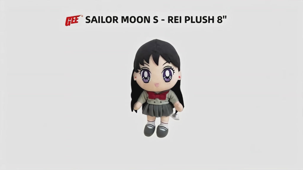 Sailor Moon S - Rei Hino (Mars) School Uniform Plush 8"H