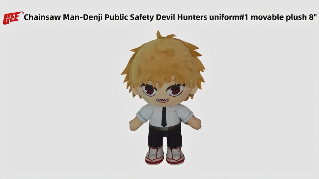 Chainsaw Man - Denji Public Safety Devil Hunters Uniform #1 Movable Ver Plush 8"H