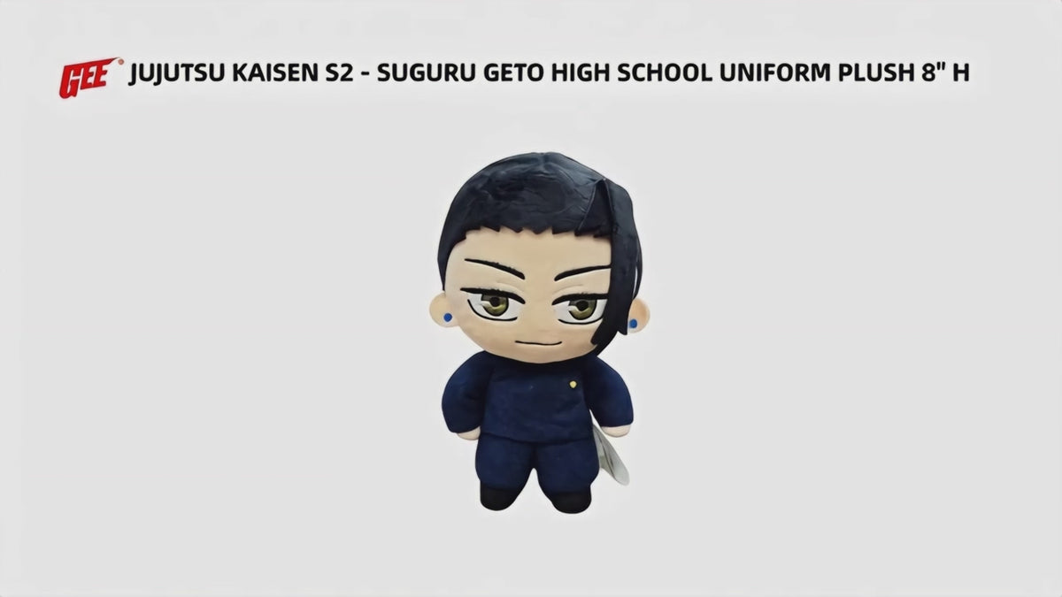 Jujutsu Kaisen Hidden Inventory - Suguru Geto High School Uniform Plush 8"H