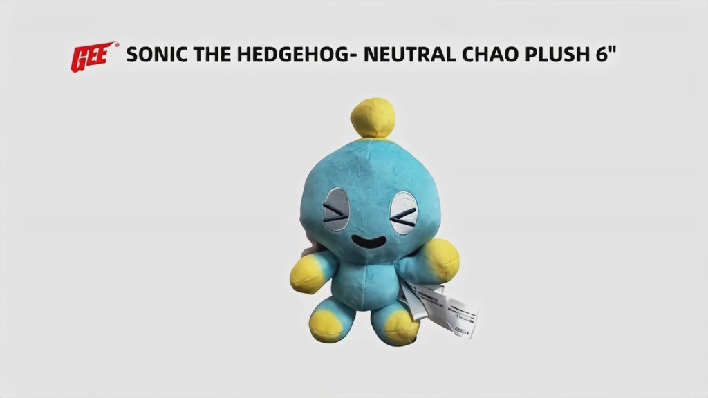 Sonic The Hedgehog - Neutral Chao Plush 6"H