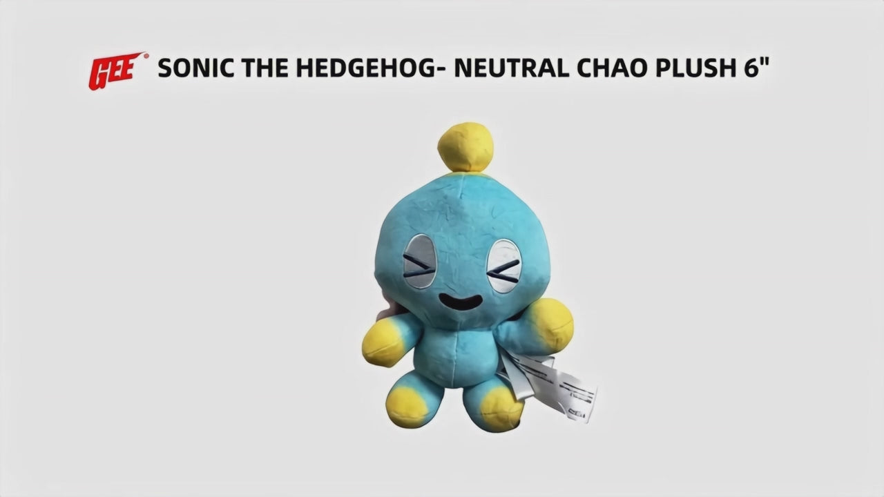 Sonic The Hedgehog - Neutral Chao Plush 6"H