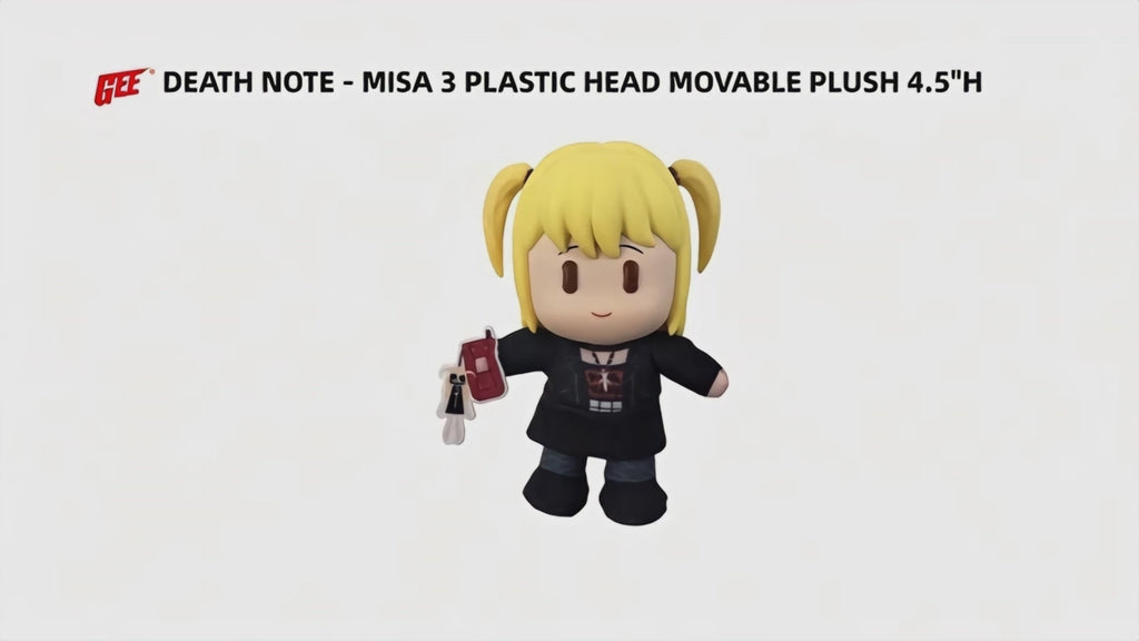DEATH NOTE - MISA 3 FIGUREKEY PLUSH 4.5" H