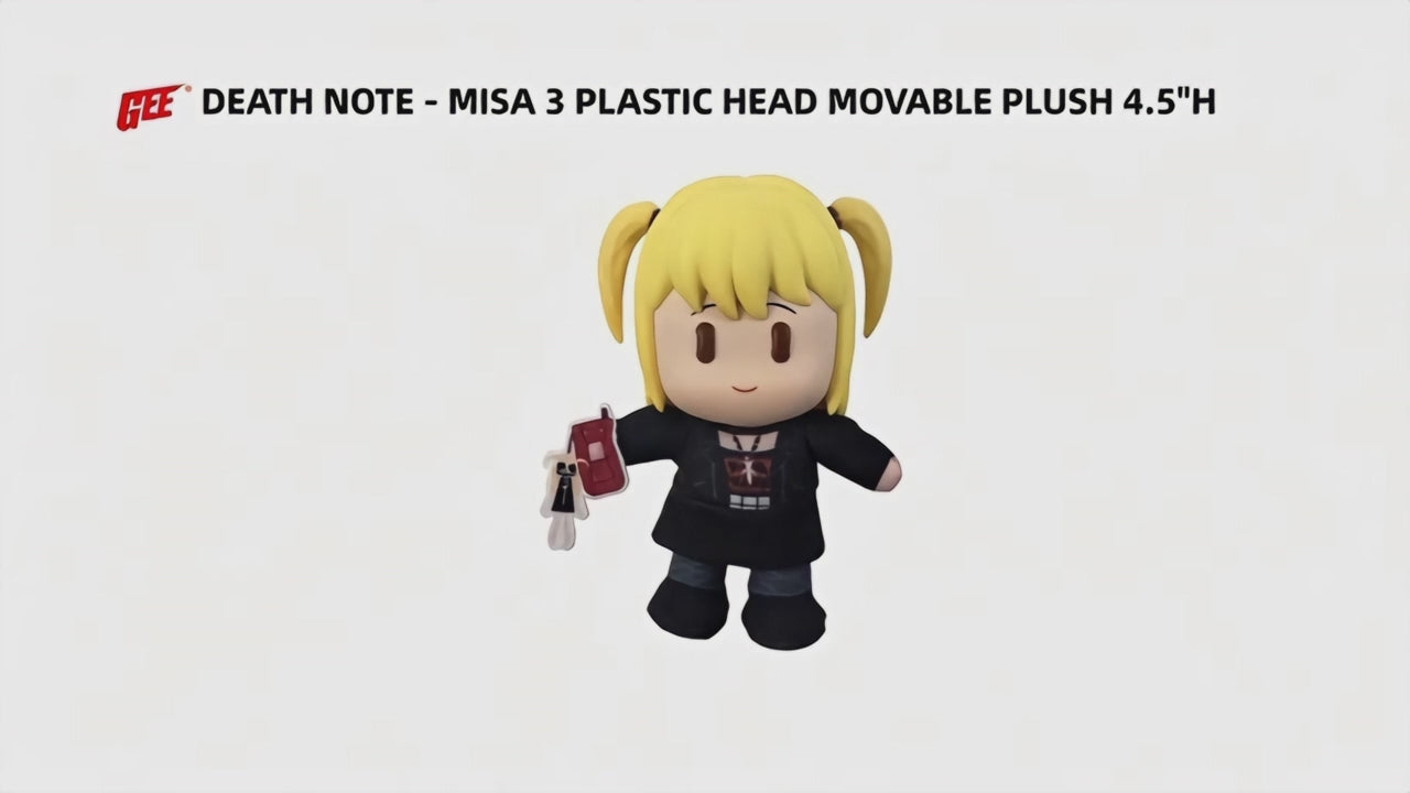 DEATH NOTE - MISA 3 FIGUREKEY PLUSH 4.5" H