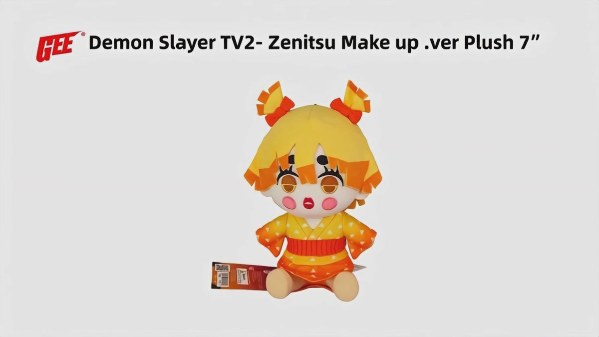 DEMON SLAYER TV2 - ZENITSU MAKE UP VER PLUSH 7" H