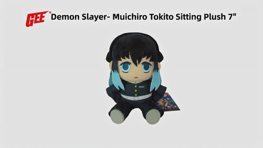 Demon Slayer - Muichiro Tokito Sitting Plush 7"H