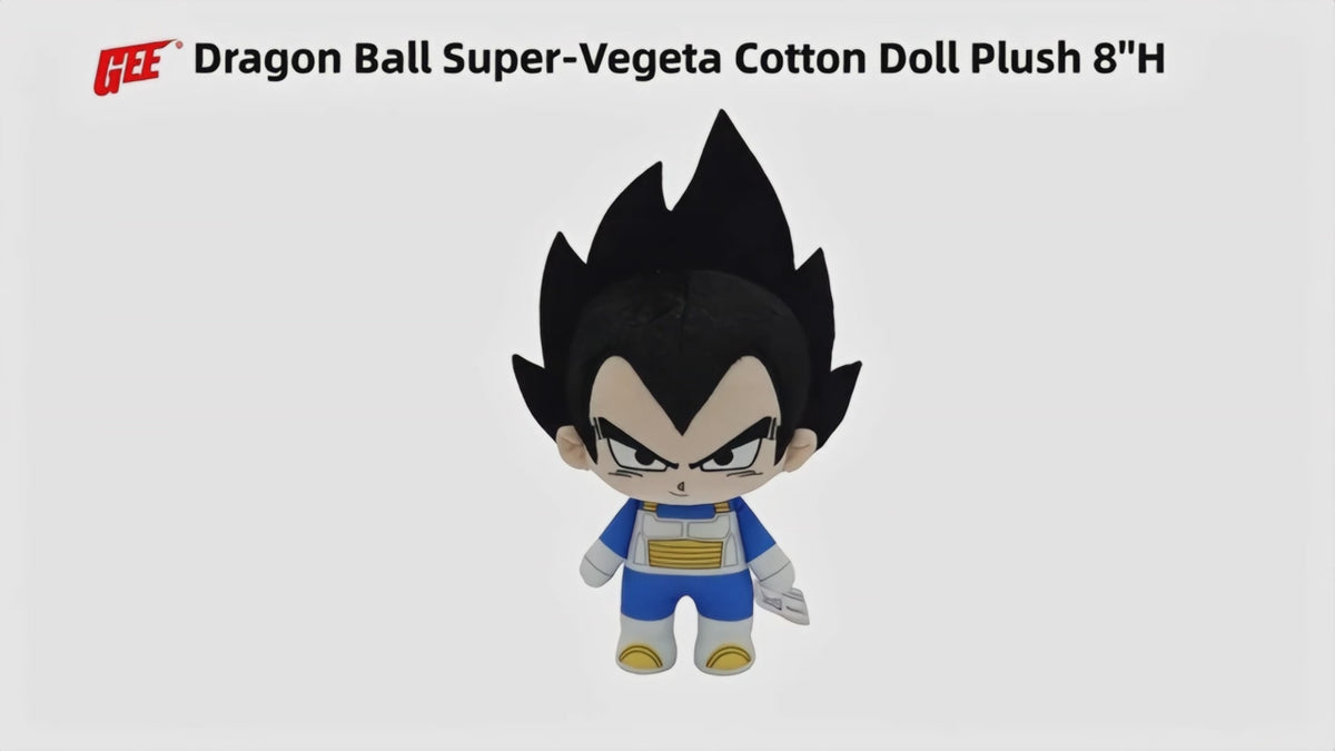 Dragon Ball Super - Vegeta (Soft Hair) Plush 8"