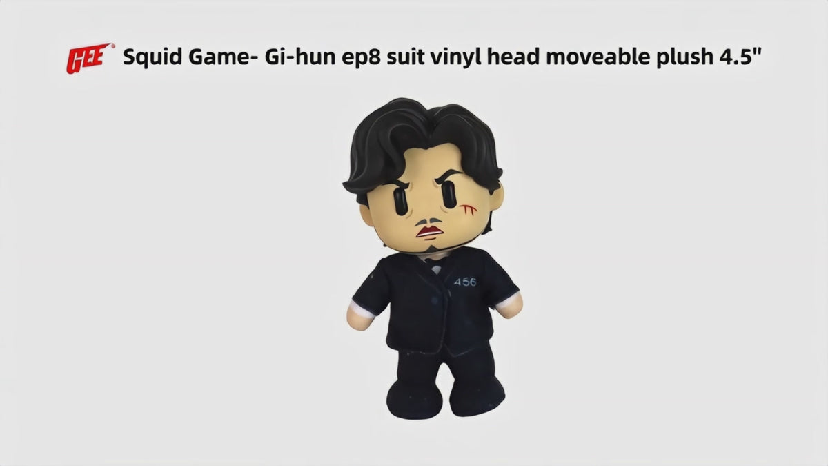Squid Game: Gi-Hun (Final Game Suit) Figurekey Plush Figure 4.5"