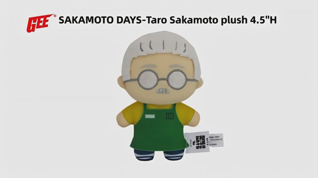 Sakamoto Days - Taro Sakamoto Mini Plush w/ Spring Clip 4.5" H
