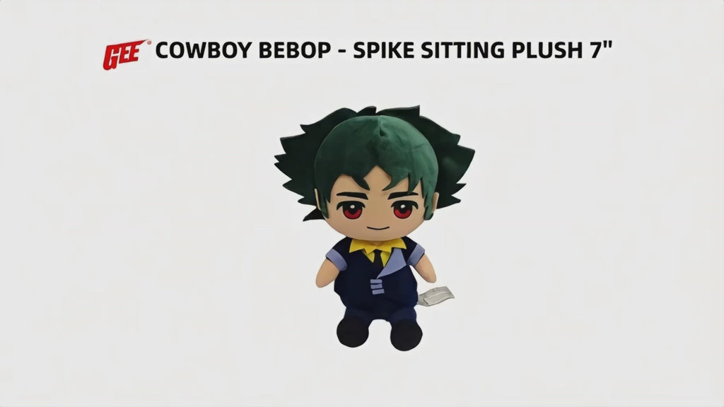 Cowboy Bebop - Spike Spiegel Sitting Plush 7"H