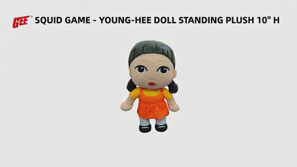 SQUID GAME - YOUNG-HEE DOLL STANDING PLUSH 10" H