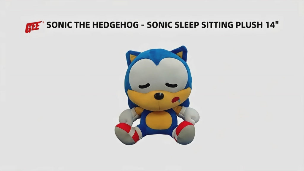Sonic Hedgehog - SD Sonic The Hedgehog Sleep Sitting Plush 12"H