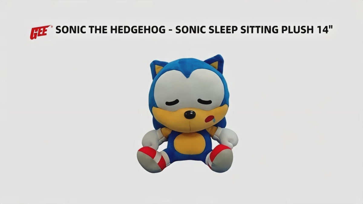 Sonic Hedgehog - SD Sonic The Hedgehog Sleep Sitting Plush 12"H