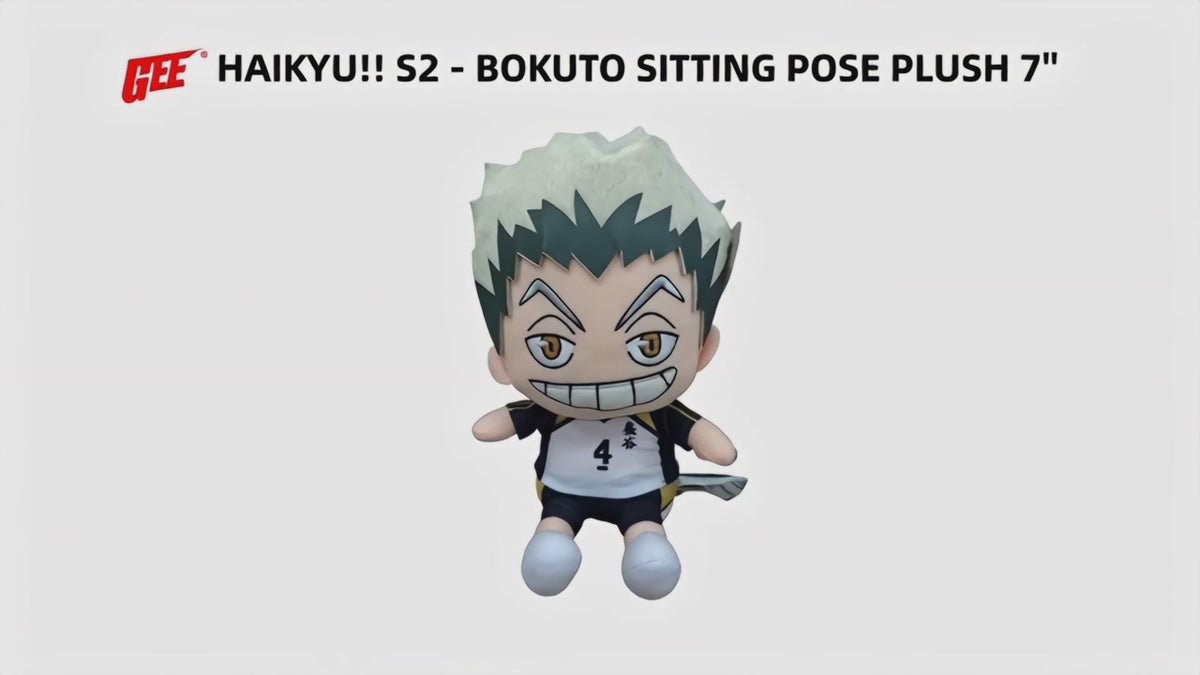 Haikyuu!! S2 - Kotaro Bokuto Sitting Plush 7"H