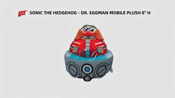 SONIC THE HEDGEHOG - DR. EGGMAN MOBILE PLUSH 8
