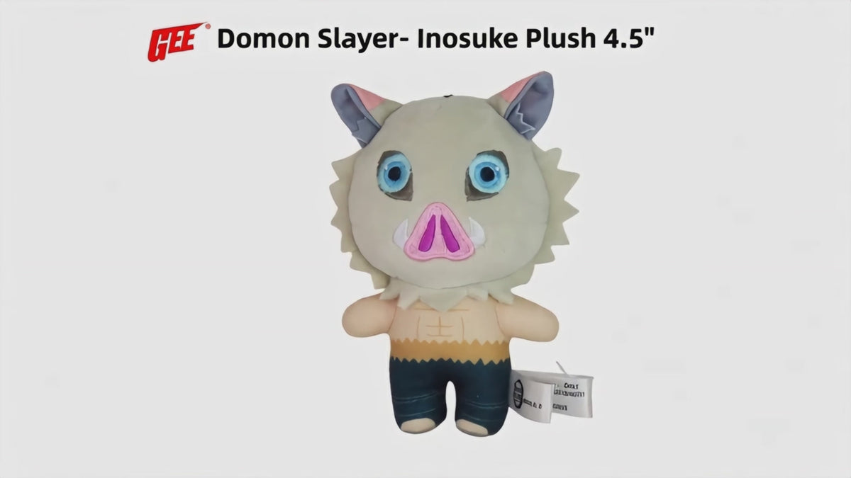 Demon Slayer - Inosuke Mini Plush w/ Snap Hook 4.5" H