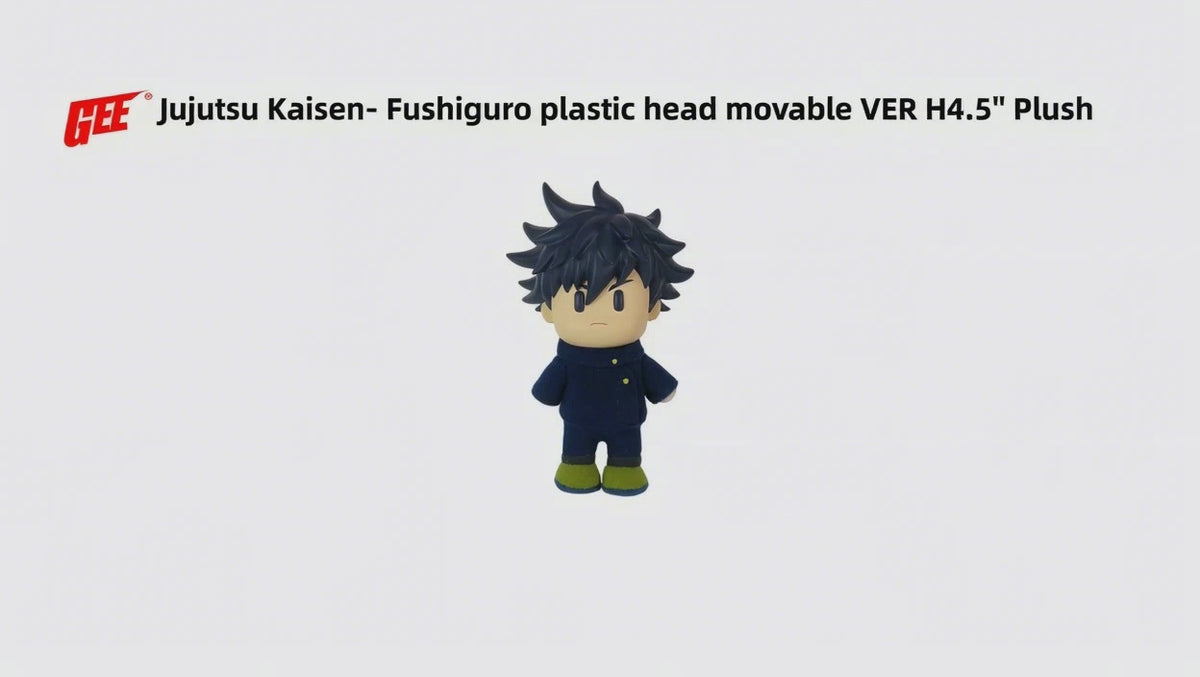 Jujutsu Kaisen - Megumi Fushiguro (Frown) FigureKey Plush 4.5" H
