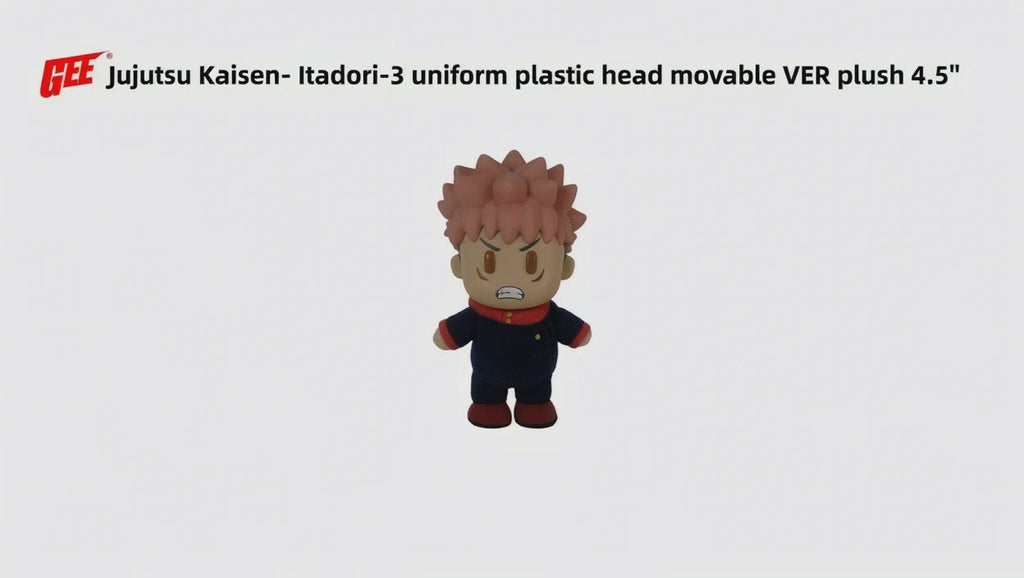Jujutsu Kaisen - Yuji Itadori (Angry) FigureKey Plush 4.5" H