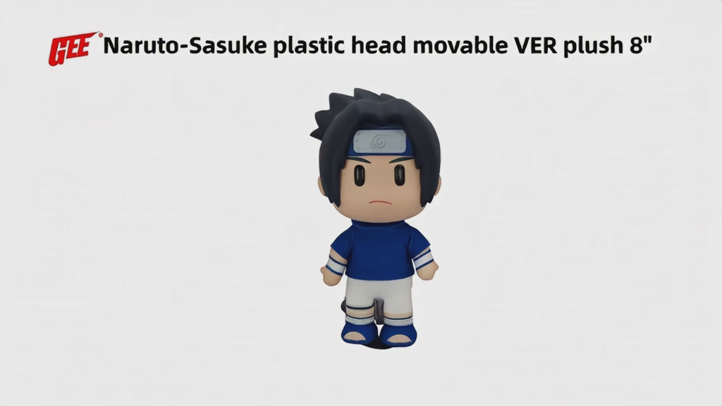 Naruto - Sasuke Uchiha Figurekey Plush 8"H