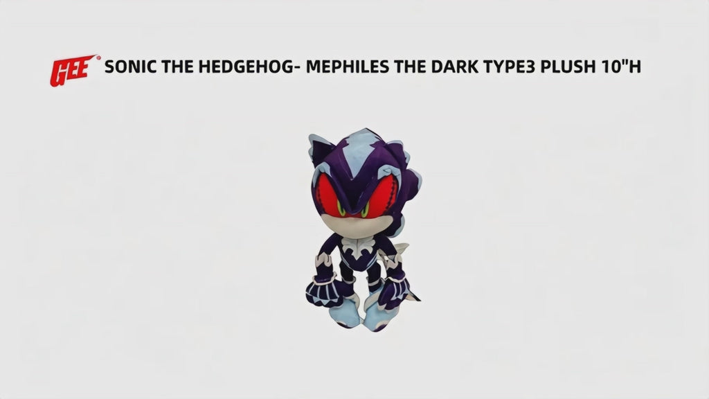 Sonic The Hedgehog - Mephiles The Dark Type 3 Plush 10"H