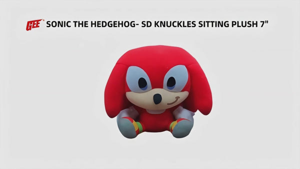 Sonic The Hedgehog - SD Knuckles The Echidna Sitting Plush 7