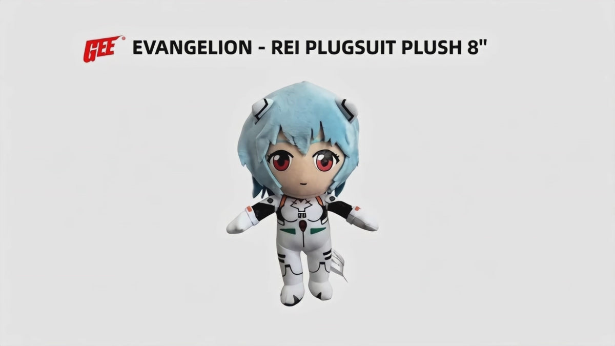 Evangelion New Movie - Rei Ayanami Plugsuit Plush 8"H