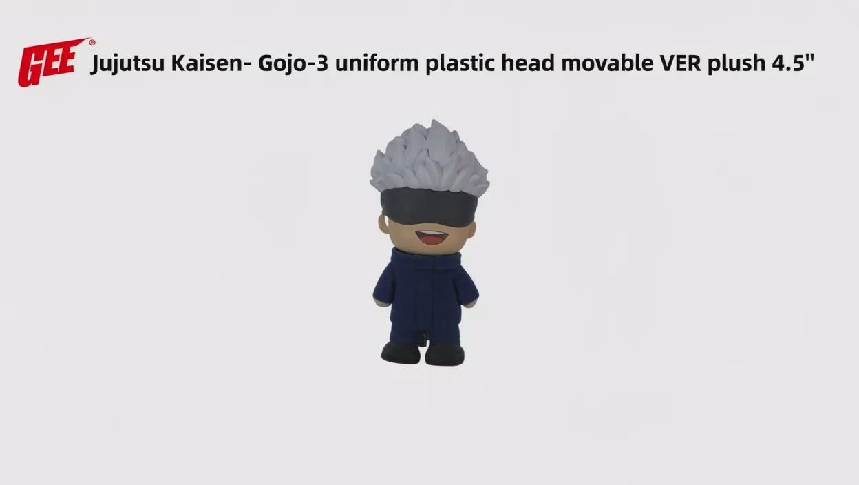 Jujutsu Kaisen - Satoru Gojo (Happy) Figurekey Plush 4.5"H